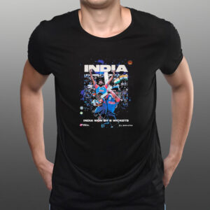 India Won By 8 Wickets World Cup T-Shirt1