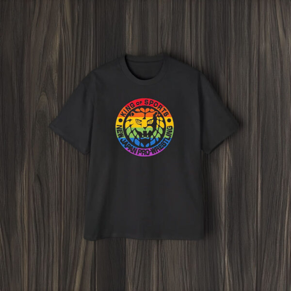 King Of Sports New Japan Pro Wrestling Lion Lgbt Logo T-Shirt1