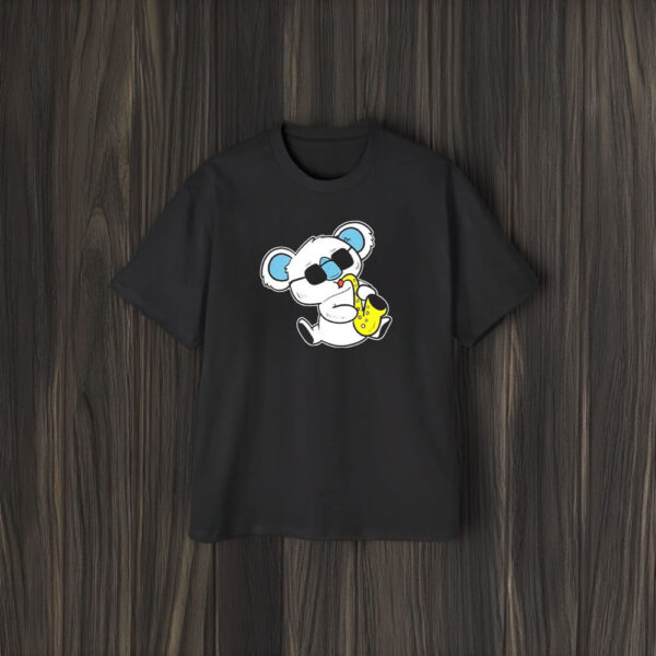 Koala Playing Saxophone Band Member T-Shirt2