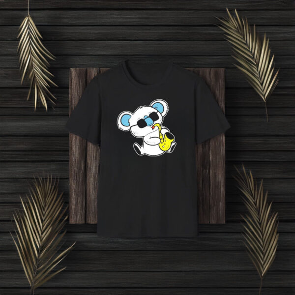 Koala Playing Saxophone Band Member T-Shirt3