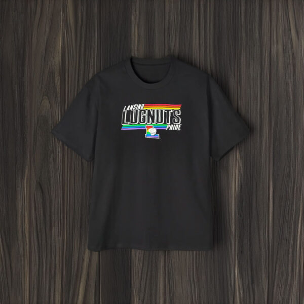 Lansing Lugnuts Pride Nuts & Bolts LGBT T-Shirt1