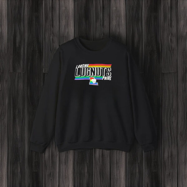 Lansing Lugnuts Pride Nuts & Bolts LGBT T-Shirt3