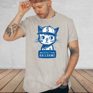 Mariners Take Meow’t to the Ballgame T-Shirt4