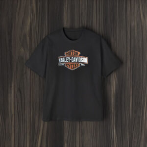 Motor Cycles Harley Davidson Trade Mark T-Shirt2