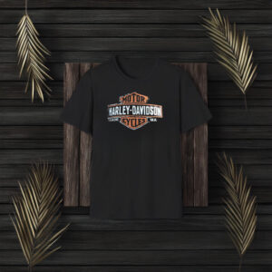 Motor Cycles Harley Davidson Trade Mark T-Shirt3