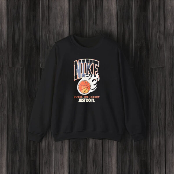 Niike Ignite The Court Just Do It Pixel T-Shirt