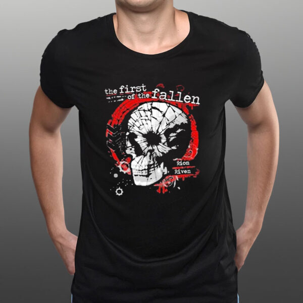 Rion Riven Fallen Skull T-Shirt1