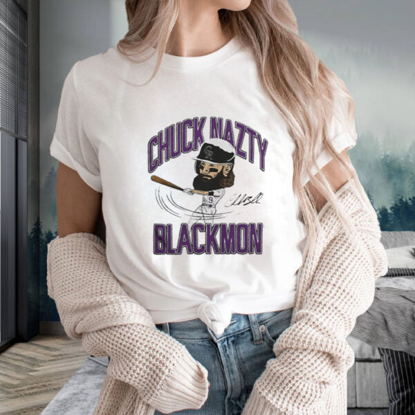 Rockies Charlie Blackmon Signature T-Shirt1