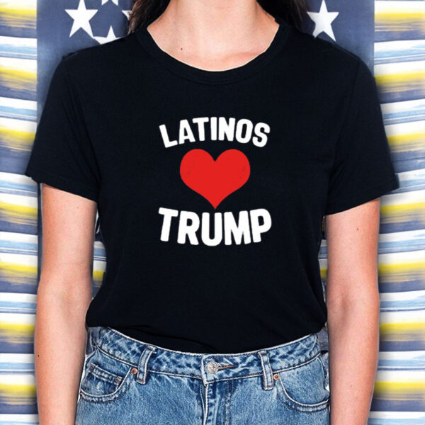 Ron Filipkowski Latinos Love Trump T-Shirt5