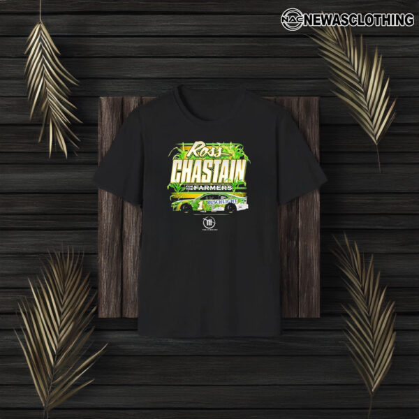 Ross Chastain Trackhouse Racing Team Collection Busch Light Car T-Shirt3