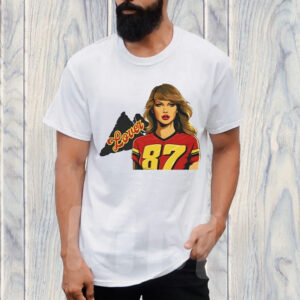 Taylor Swift And Travis Kelce 87 Lover T-Shirt