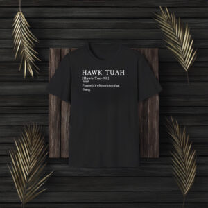 Themaskbitch Hawk Tuah Noun Persons Who Spits On That Thang T-Shirt3