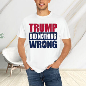 Trump Did Nothing Wrong T-Shirt4