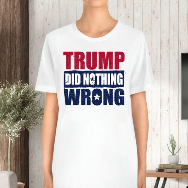 Trump Did Nothing Wrong T-Shirt5