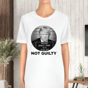 Trump Mugshot Black Cotton T-Shirt5