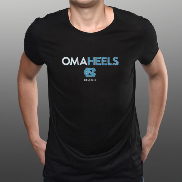 UNC BASEBALL OMAHEELS T-SHIRT