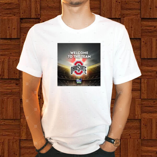 Welcome To The Team Ohiostate The Fan Stop Stadium T-Shirt1