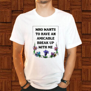 Who Wants To Have An Amicable Break Up With Me T-Shirt1