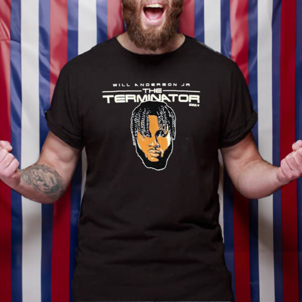 Will Anderson Jr The Terminator NFLPA T-shirt4