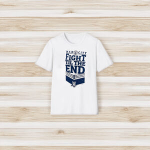 Wwe X Manchester City Fight Til The End T-Shirt