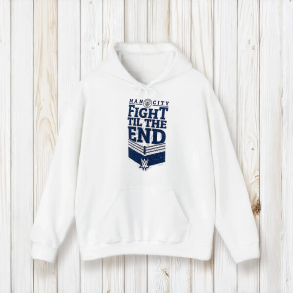 Wwe X Manchester City Fight Til The End T-Shirt2