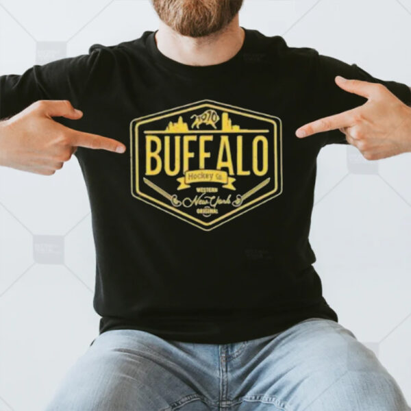 Buffalo Hockey Western New York Original 1970 Vintage Logo T-Shirt