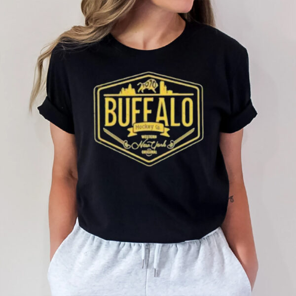 Buffalo Hockey Western New York Original 1970 Vintage Logo T-Shirt1