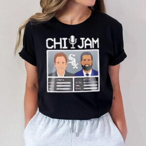 Chi Jam Chuck Garfien And Ozzie Guillen Chicago White Sox Baseball T-Shirt1