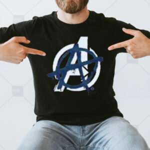 Deadpool Anarchy Avengers Logo T-Shirt