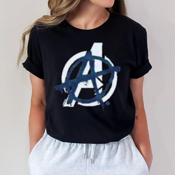 Deadpool Anarchy Avengers Logo T-Shirt1