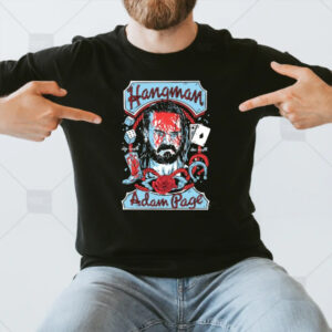 Hangman Adam Page Alee Hugill Wrestling Blood T-Shirt