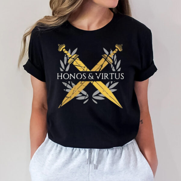 Honos Et Virtus Honour & Virtue Sword T-Shirt1