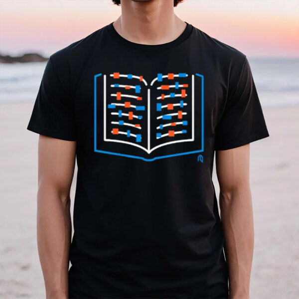 Neon W Books T-Shirt1