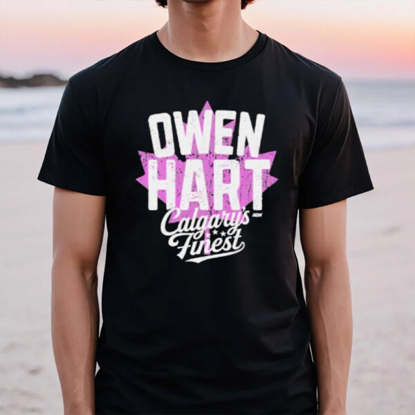 Owen Hart Calgary’s Finest 2024 T-Shirt1