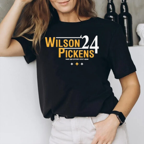 Wilson 24 Pickens Make Our Offense Great Again T-Shirt