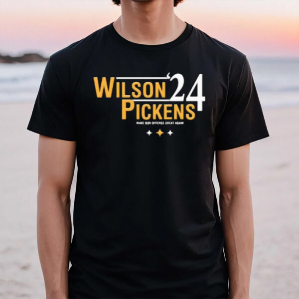 Wilson 24 Pickens Make Our Offense Great Again T-Shirt1