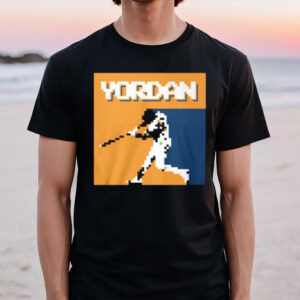 Yordan Alvarez Astros Pixel T-Shirt2