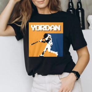 Yordan Alvarez Astros Pixel T-Shirt3